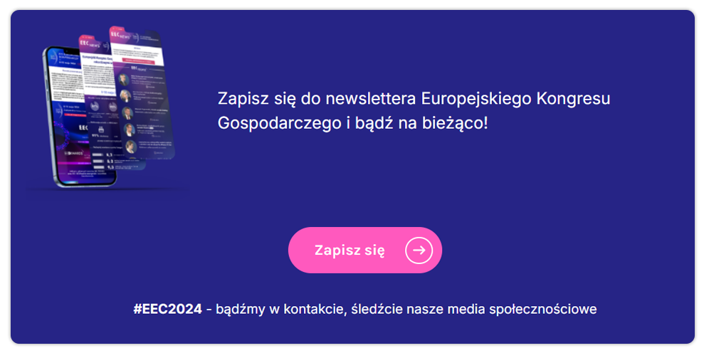 CTA - zapis na newsletter Europejskiego Kongresu Gospodarczego